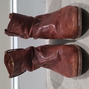 Frye leather booties sz 11
